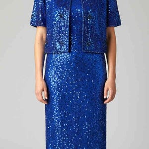urban outfitters beaded dress ASHLEYlauren 11590 One Shoulder Beaded Fringe Gown main image 1