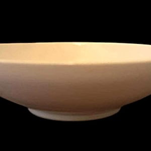 Zeldzame vintage MIKASA Potter&#39;s Art stenen glazuur witte ronde serveerschaal