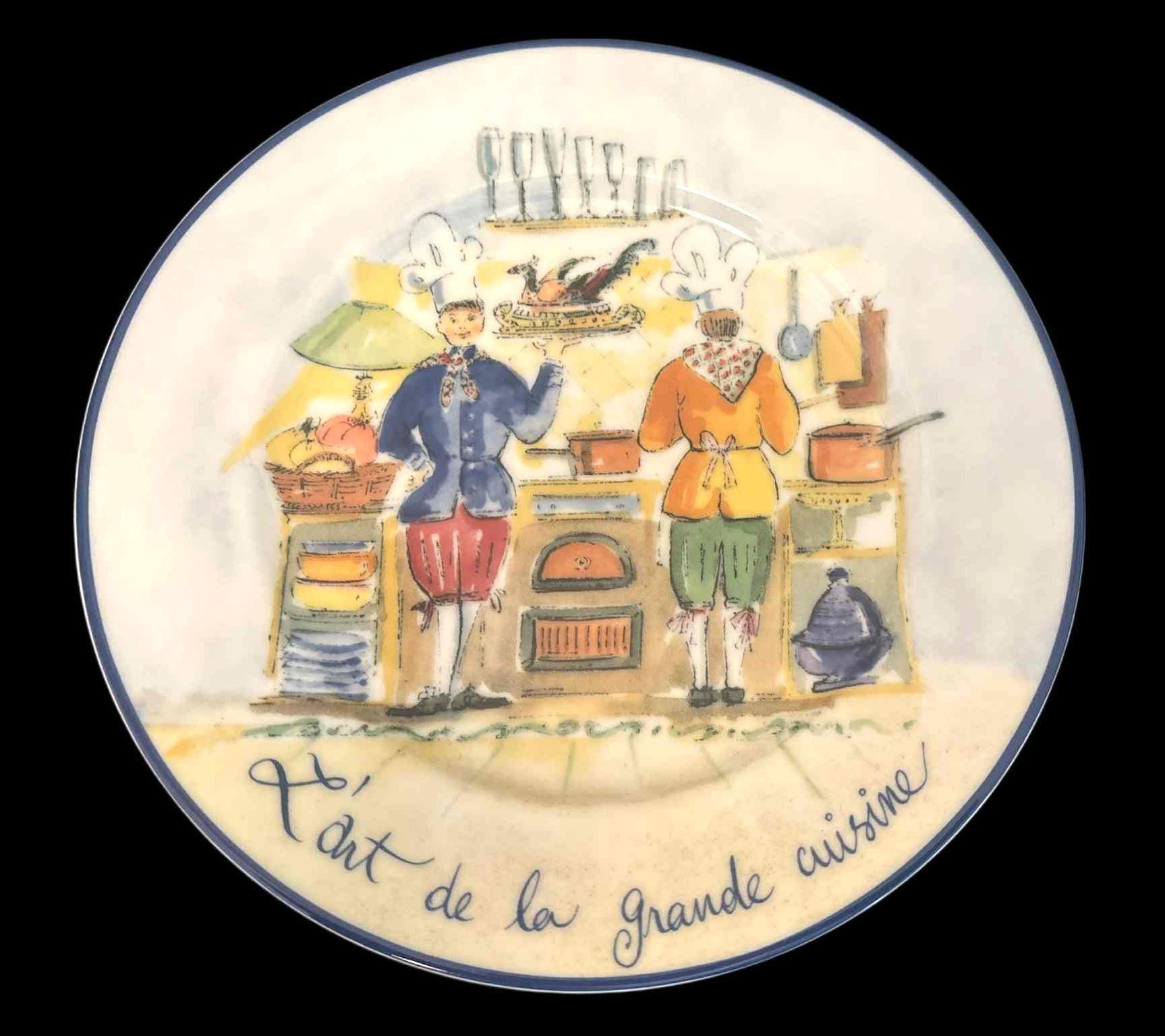 Vintage Set 6 Williams-sonoma L Art De La Grande Cuisine Salad 