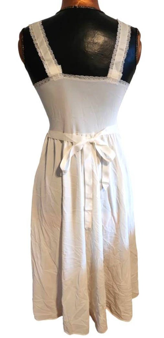 Vintage 1950s Lorraine Cream Slip Nylon Lace Size… - image 5