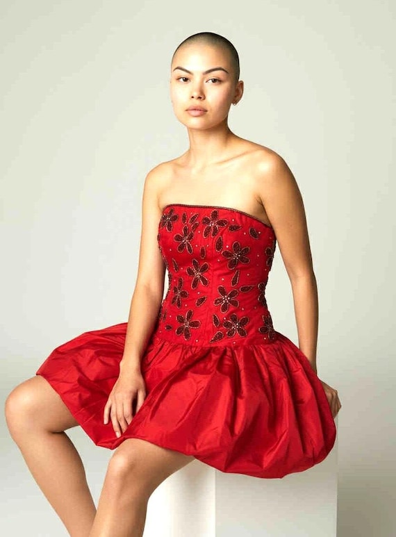 strapless open back dress One-Shoulder Tight Long Prom Dress