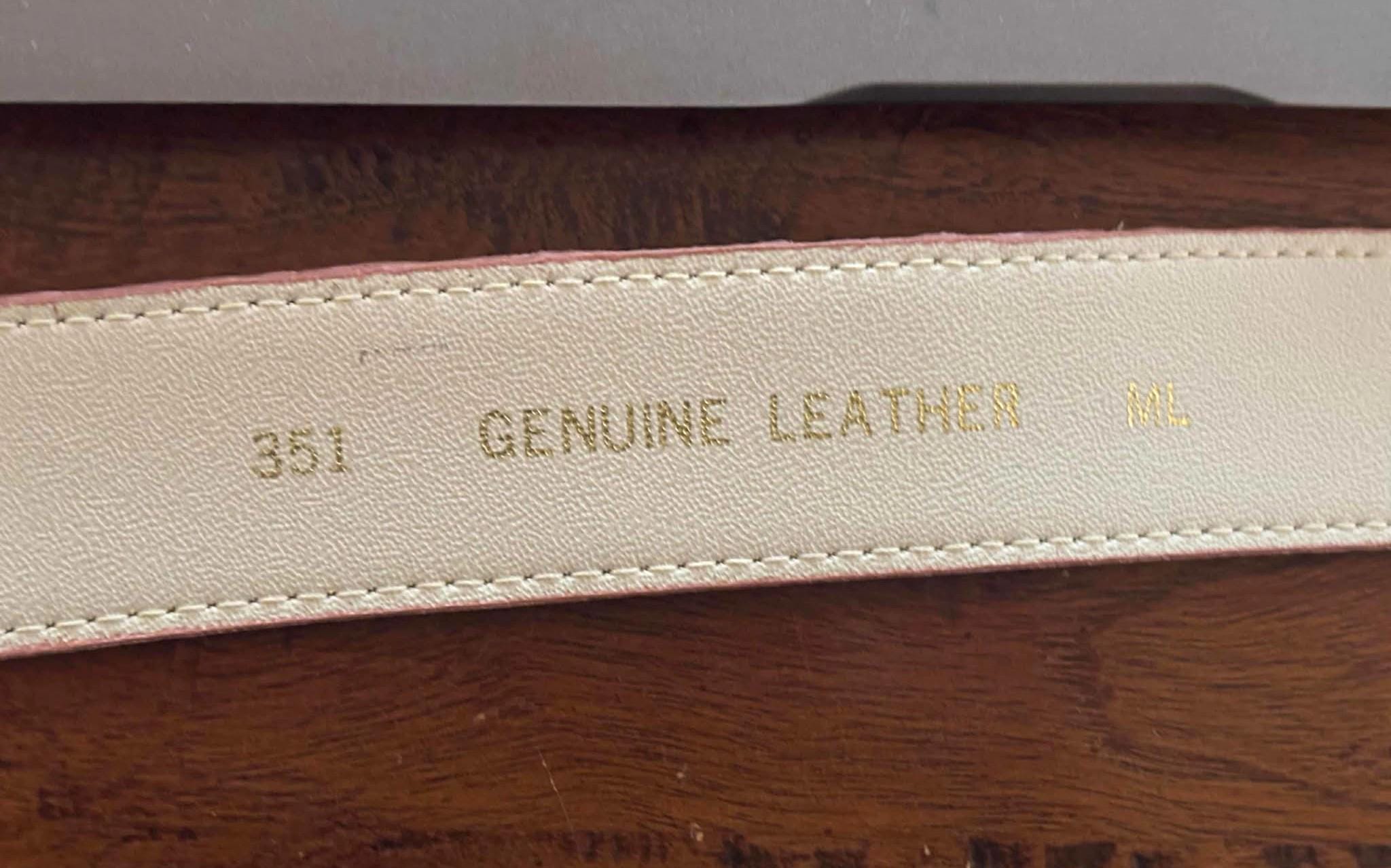 Genuine Leather Made In Taiwan Pink Belt Size M Buy Women main image 2