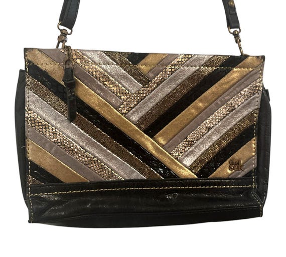 The SAK unique print THE SAK BLACK LEATHER HORSE HAIR ANIMAL PRINT CROSSBODY | eBay main image 4