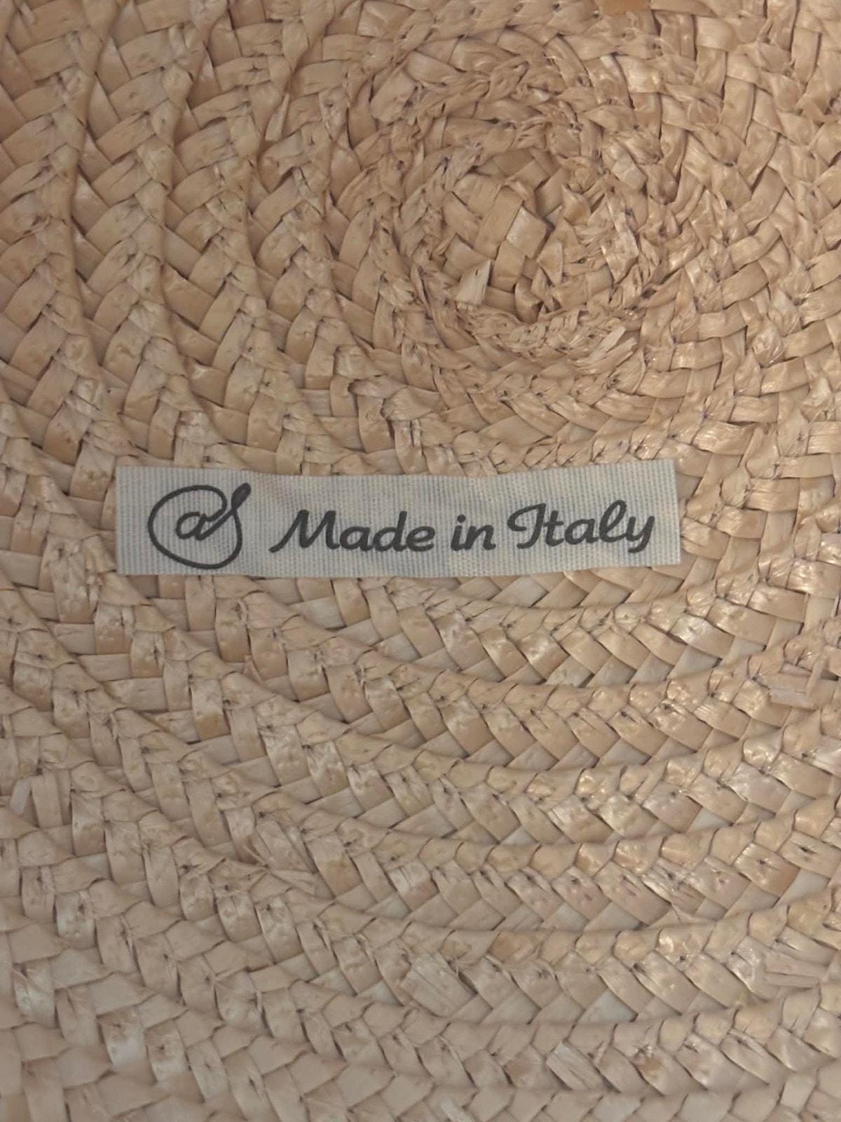 Vintage 1980s Betmar Straw Sun Hat Made in Italy Wide Brim  display picture 1
