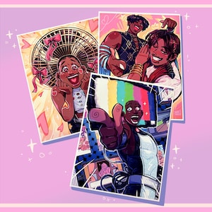 Date Everything: Fantina, Curt and Rod, Telly Art Prints (8.5 x 11")