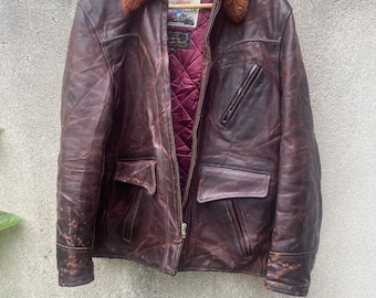 Vintage Aero Leather Horsehide Highwayman Jacket - Etsy Canada Vintage Aero Leather Horsehide Highwayman Jacket - Etsy Canada