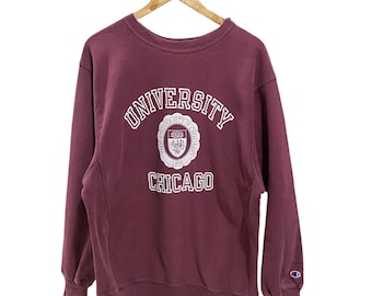 sweat-shirt vintage des années 90 Champion Reverse Weave University Chicago