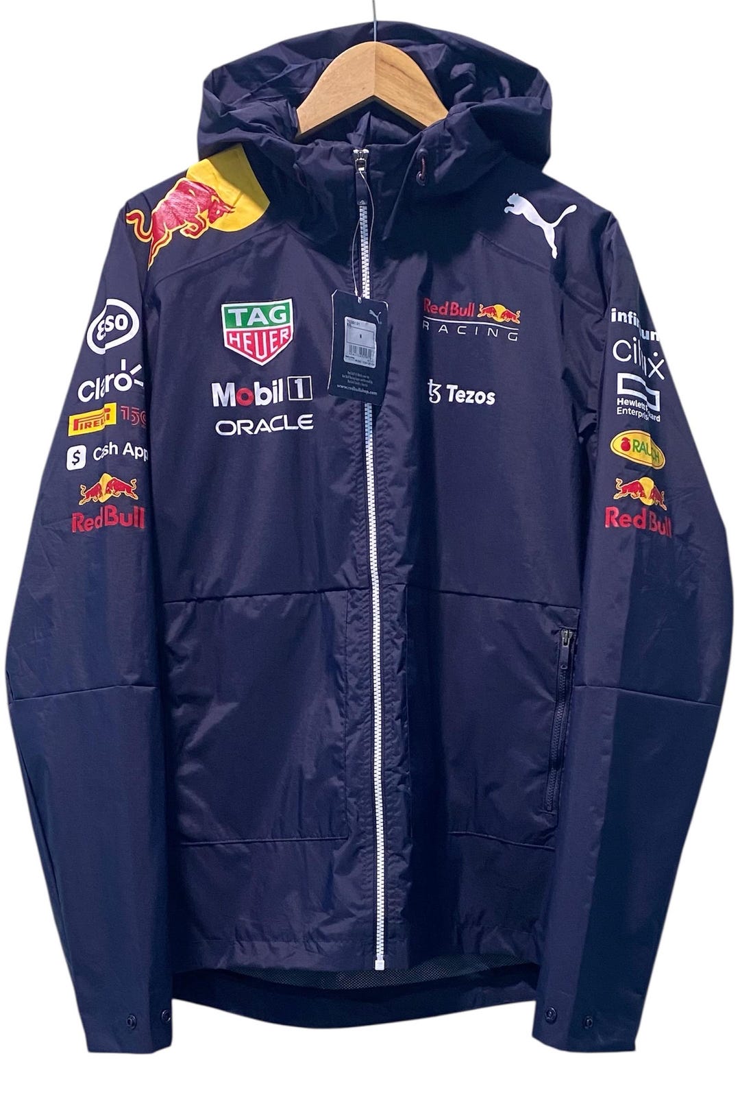 Oracle Red Bull Racing Formula 1 2022 Team Waterproof Jacket New Old ...