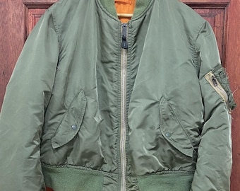 【VINTAGE】80〜90s made in USA MA-1 Alpha Industries × Vintage Vintage 90's MA-1 Bomber Jacket