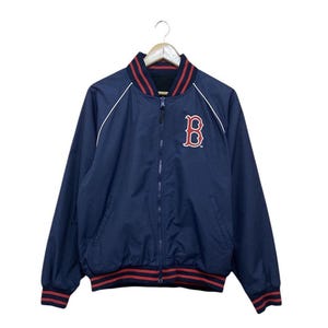 Vintage 90s Boston Red Sox Reversible Jacket Made Japan