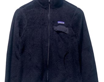 Chaqueta polar térmica negra Patagonia Polartec para mujer