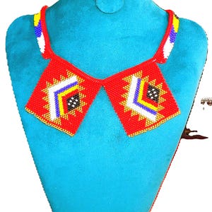 Eswatini Perlen Halskette, Traditionelle Nguni Halskette, Kulturelle Swazi / Zulu Halskette