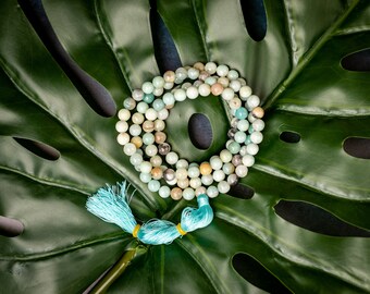 Amazonite Mala Necklace