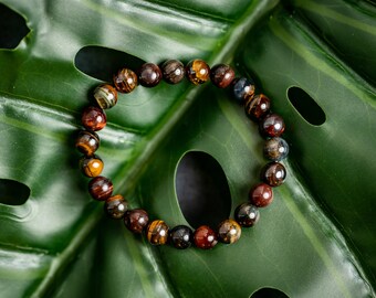 Tri Color Tigers Eye Bracelet