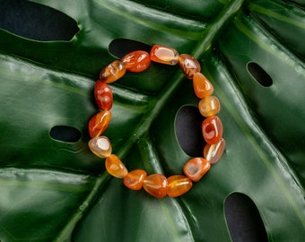 Carnelian Gemmy Crystal  Bracelet Men Women