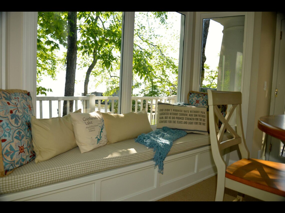 Trapezoid Cushion and Cover With Piping/banquette Etsy