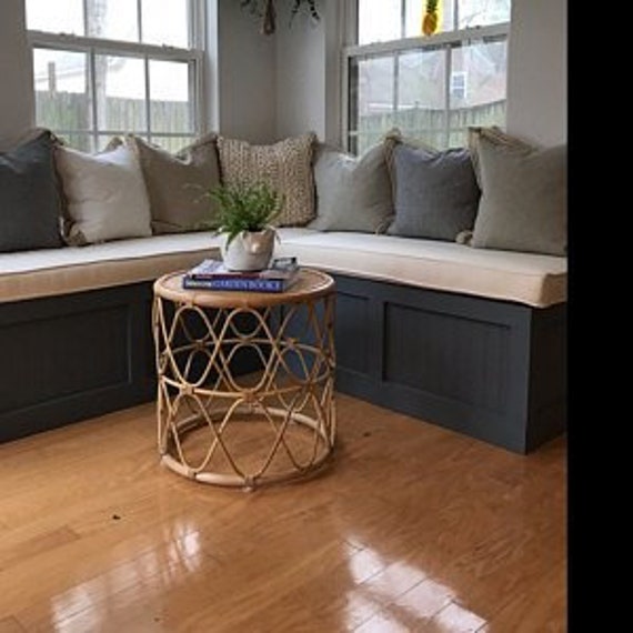 Custom Bench Cushion And Cover With Piping Banquette Etsy