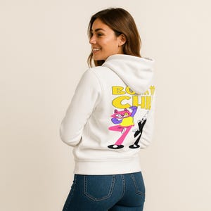 Soft Eco Hoodie - Cat and Dog Just Wanna Dance
