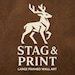 Stag Print