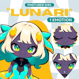 Cute PNGTuber Model | Premade Cute Chibi Vtuber Model | VeadoTube Model | Cute PNG Tuber Model | Vtuber Model, Reactive PNG, GIFTuber