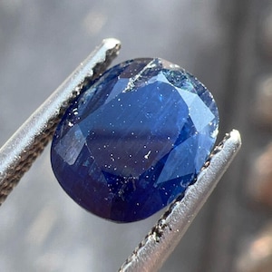 1.85carat natural cut blue sapphire from | Natural untreated gemstone