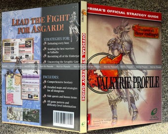 Guide Officiel Valkyrie Profile Sur PS1 – Livre De Stratégies Square Enix