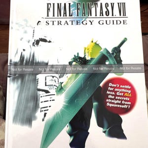 Final Fantasy 7 VII Players Guide CUSTOM Hardcover Reproduction