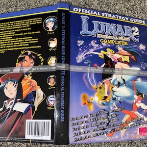 Lunar 2: Eternal Blue Complete Strategy Guide Repro HARDCOVER 8.25x11 Inches