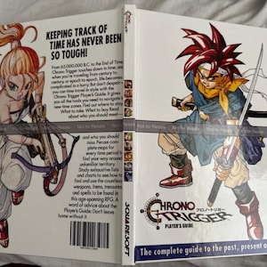 Chrono Trigger SNES Players Guide CUSTOM Hardcover Reproduction
