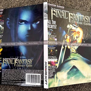 Final Fantasy 7 VII  Versus game guide ps1 Players Guide CUSTOM Hardcover Reproduction