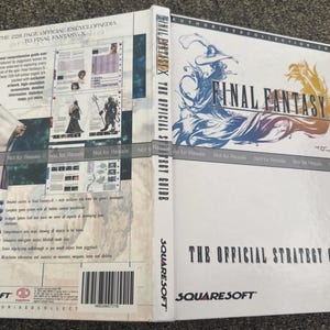 Final Fantasy X Strategy Guide Hardcover Repro
