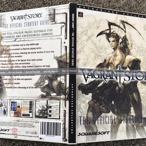 Vagrant Story Guide CUSTOM Hardcover Reproduction matte finish