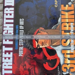 Street Fighter III 3rd Strike Hardcover Players Guide ENGLISH Ai Translation Gamest custom copy