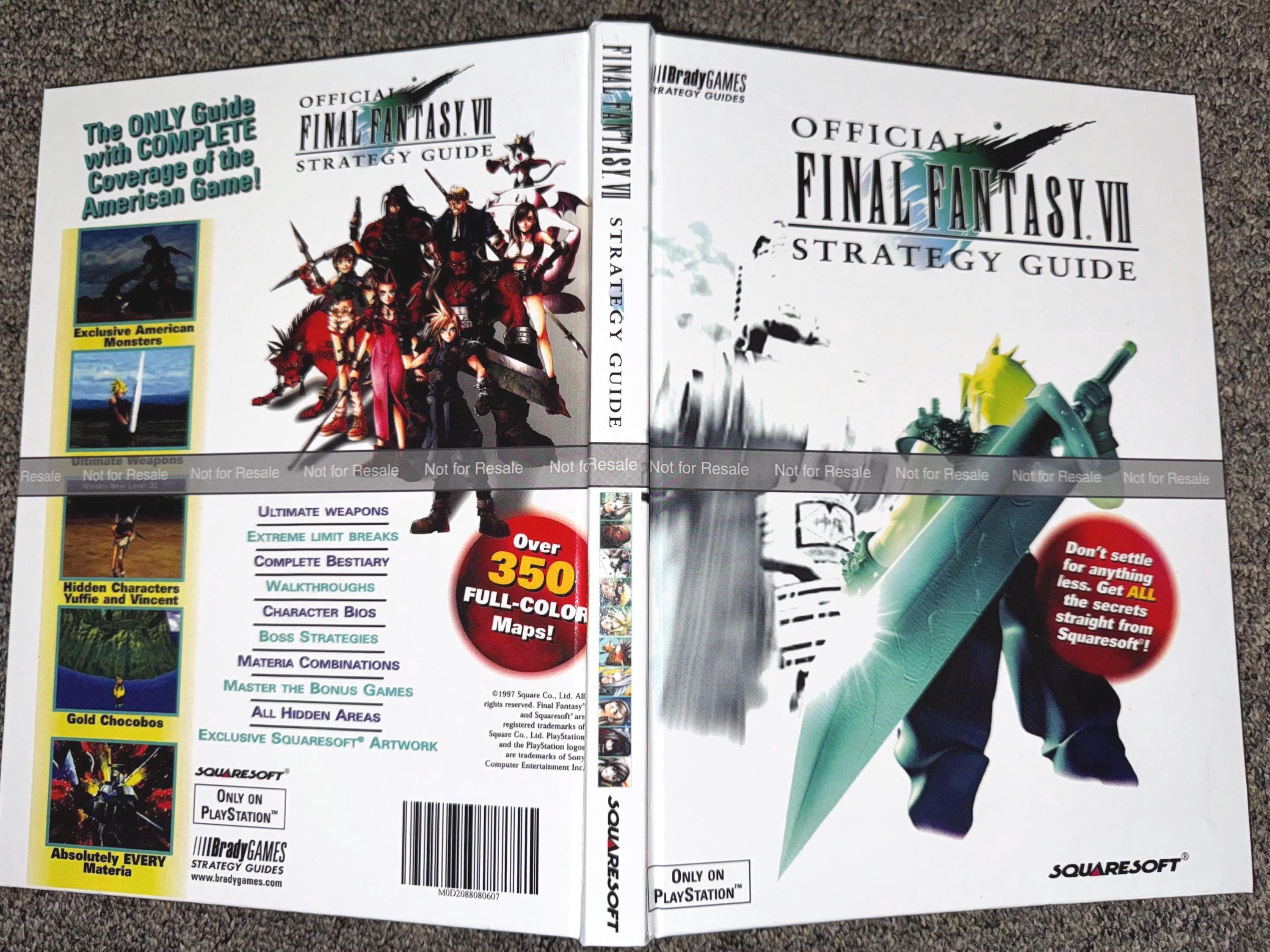 FINAL FANTASY VII サイン入りパンフレット FINAL FANTASY VII サイン入りパンフレット Happy Birthday FINAL