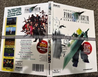 Final Fantasy 7 VII Players Guide CUSTOM Hardcover Reproduction