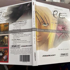 Parasite Eve strategy guide ps1 Players Guide CUSTOM Hardcover Reproduction