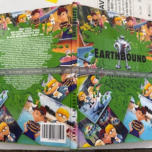 Earthbound SNES Guide CUSTOM Hardcover Reproduction
