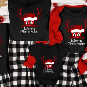 Camiseta de Feliz Navidad, Camiseta Familiar de Navidad, Camisetas Familiares Personalizadas de Navidad 2025, Camiseta Grupal de Navidad, Camisetas de Pijamas Navideños