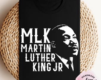 Martin Luther King Jr. Shirt, MLK Day, Civil Rights Tee, Equality Shirt, Black History Gift, Red Graphic T-Shirt, Dream Like King
