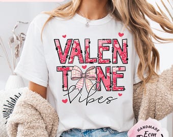 Comfort Colors®Valentine Time Vibes Shirt, Cute Valentine Shirt, Pink Coquette Tee, Girly Heart Shirt, Valentine Aesthetic T Shirt