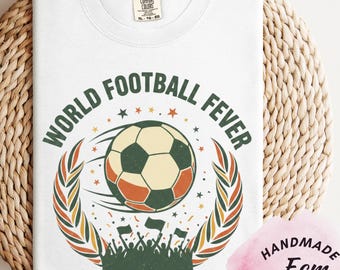 Camiseta de la Fiebre del Fútbol Mundial, Camiseta de Aficionado al Fútbol, Camiseta de Fútbol de la Copa Mundial, Camiseta de Amante del Fútbol, Camiseta del Día del Partido de Fútbol, Camiseta de Fútbol Unisex