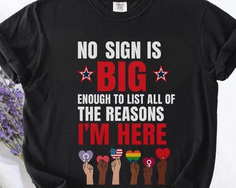 No Kings In America T-Shirt, Activist Equality Tee