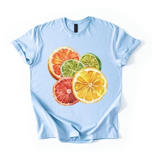 Lemon T-Shirt, Aesthetic Fruit Shirt, Lemon Shirt, Fruit Shirt, Vintage Shirt, Graphic Shirt, Graphic T For Women, Gift For Her, Boho Shirt