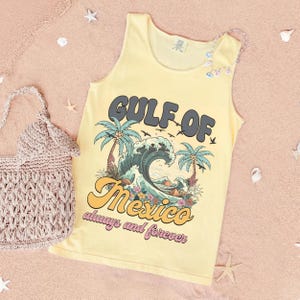 Gulf of Mexico Retro Turtle Tank Top, Gulf of Mexico, Stay Salty and Resist, Gulf Coast Florida Vacation Shirt, Gulf of Mexico 1550, Gym Top
