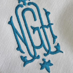 Monogram Napkin, Personalized Linen Napkin, Embroidered Napkin, Dinner Fabric Cloth Napkin, Custom Napkin, Christmas Napkin, Reusable Napkin