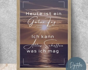 Affirmation posters | Positive affirmations | Wall decoration | Boost self-confidence | Housewarming gift idea | Motivational posters | Posters