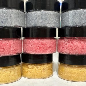 Exfoliating Lip Scrub – Handmade with Mica Powder, Flavor Oil  Avocado Oil | Natural Sugar Scrub | Moisturizing  Tinted Lip Care