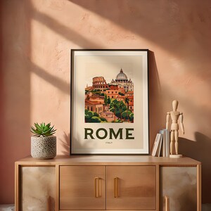 Rome | Printable Home Decor | Modern Digital Wall Art | Minimalist Prints | Instant Download Wall Art | Aesthetic Prints | Travel Prints