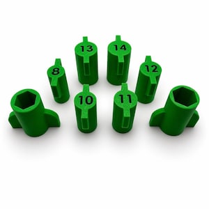 Destornilladores de plástico para vasos de 8 mm a 15 mm, 1/2" / Herramientas para la construcción de pedales / Organización de herramientas / Reemplazo de vasos Rocket