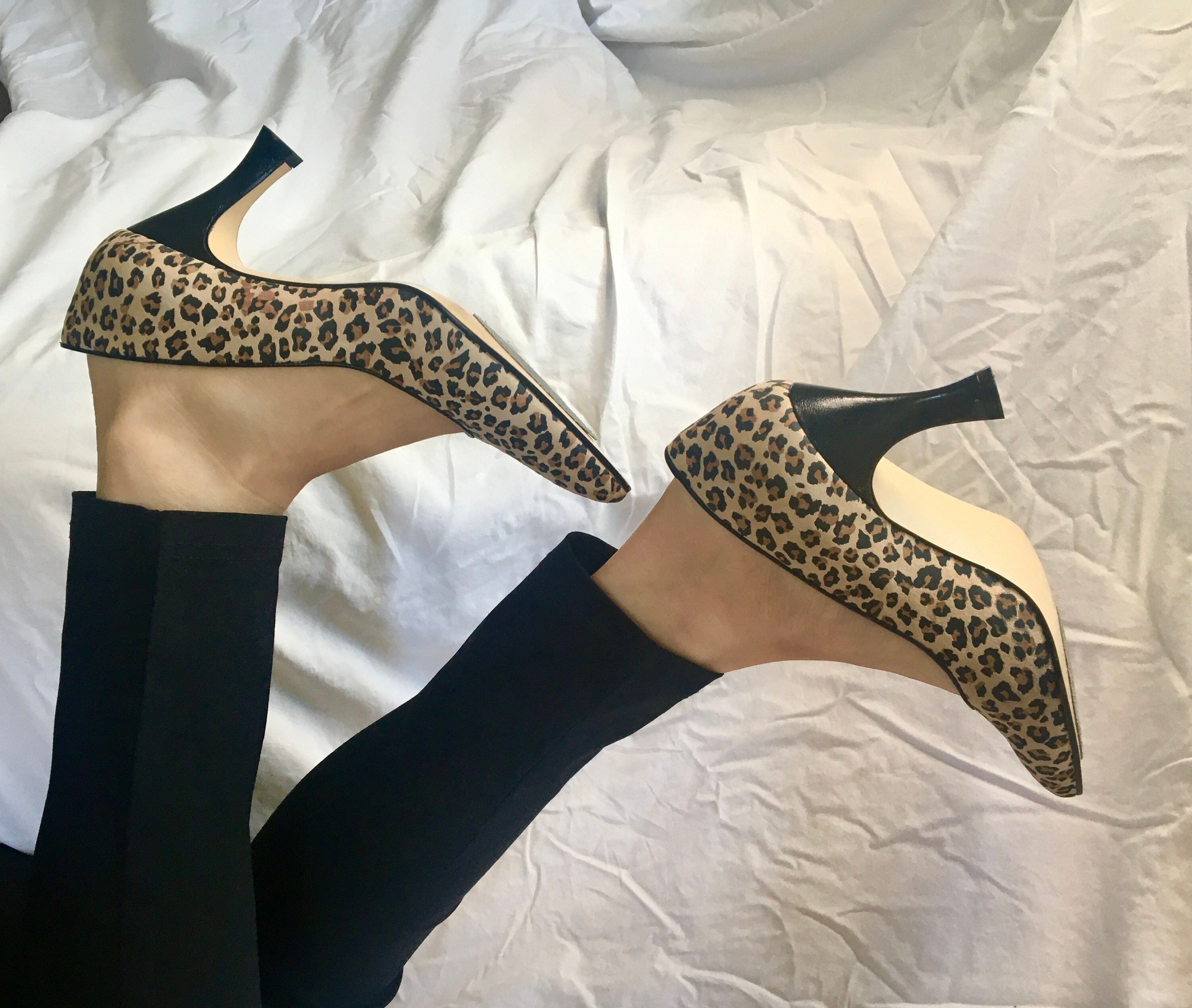 90s Leopard Heels - Etsy